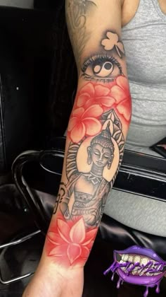 Arm Tattoos Black, Arm Sleeve Tattoos For Women, Line Tattoo Ideas, Hand Tattoos For Girls, Cute Hand Tattoos, Pretty Hand Tattoos, Neck Tattoos Women, Tasteful Tattoos, Red Ink Tattoos