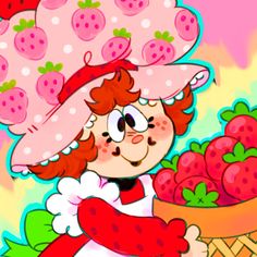 3 People Pfp, Strawberry Shortcake Icon, Strawberry Shortcake Fanart, I Love Her So Much, Love Her So Much, Fancy Art