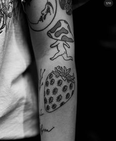 a person with a tattoo on their arm