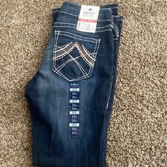 Brand New Never Worn Womens Boot Cut Jeans, Cute Boot Cut Jeans, Country Wishlist, Low Rise Bootcut Jeans Outfits, Bootcut Jeans Outfit, Country Clothes, Western Rooms, Gift Wishlist, Ariat Jeans