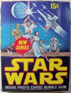 an old star wars movie card from the 1950's