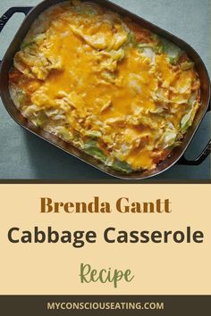 Cabbage casserole in a baking dish Brenda Gantt Cabbage Casserole, Shredded Cabbage Recipes, Cabbage Casserole Recipe, Fried Cabbage With Sausage, Cabbage Recipes Healthy, Onion Casserole, Sautéed Onions, Cream Of Asparagus Soup