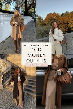 Classy Coats For Women, Timeless Fall Fashion, Old Money Fall Outfits Women, Fall Old Money Outfits, Old Money Outfits Fall, New England Fall Outfits, Fall Outfits Old Money, Old Money Fall Outfit, Fall Old Money