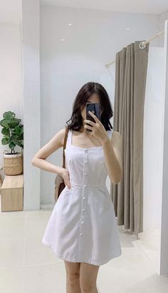 Korean Dress Casual, Korean Skirt Outfits, Y2k Wallpaper, Stylish Dresses For Girls, Korean Dress, Kpop Fashion Outfits, Outfits Summer, Teen Fashion Outfits