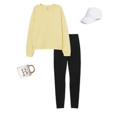 6 Ways to Style Your Leggings Right Now | The Everygirl Fashion Capsule, Poplin Shirt, Casual Style Outfits, Crop Sweatshirt, Leggings Fashion