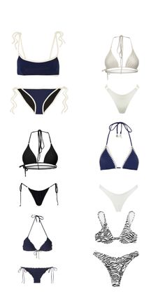 Swimsuits every one needs #popular #stockholmstyle Stockholm Style Swimwear, Cute Bikins For Teens, Bathing Suit Collection, Spring Break Outfit, Trendy Swimsuits