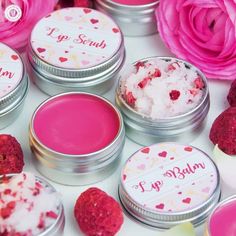 Diy Lip Scrub, Valentine's Day Gifts For Her, Freeze Dried Raspberries, Sugar Scrub Recipe