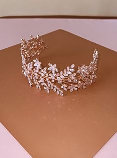 Buy ELIANNA Swarovski Wedding Headband, Wedding Head Piece Online | Ellee Couture Boutique Headpiece For Wedding, Rose Gold Headband, Rose Gold Tiara, Bridal Hair Combs Pearl, Pearl Headpiece, Silver Headband, Boutique Couture, Gold Headband, Crystal Headband