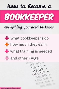 how to become a bookkeeper everything you need to know