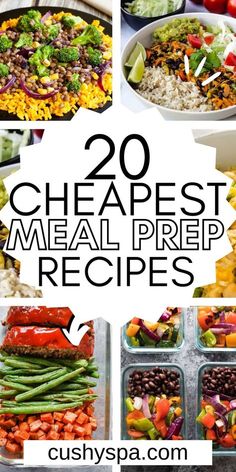 20 cheesy meal prep recipes that are ready to be eaten in the microwave