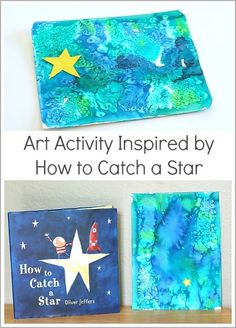 art activity inspired by how to catch a star on canvases and other crafts for kids