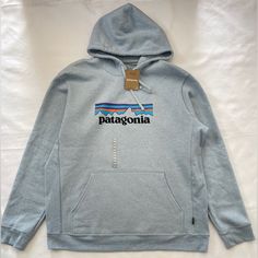 Same Day Shipping Email Me For Any Questions Brand New With Tags On. Size: Xxl Color: Steam Blue Patagonia Hoodie, Patagonia Sweatshirt, Patagonia Logo, Patagonia Pullover, Patagonia Shirts, Vintage Patagonia, Mens Thermals, Quarter Zip Sweatshirt, Hooded Shirt