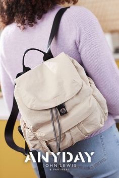 With great prices and great design, ANYDAY brings quality fashion to everyone. Shop thousands more ANYDAY products online and on our app. Leather Backpack, Fashion Backpack, Backpacks, Leather