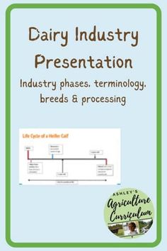 the dairy industry presentation is shown