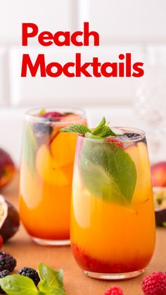 Peach Mocktails Blue Mocktail Recipe, Blue Mocktail, Best Mocktail Recipe, Mocktails Recipes, Mocktail Ideas, Peach Margarita, Mojito Mocktail