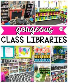 the classroom library is full of books and toys for children to play with in it