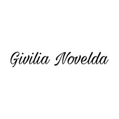 the word giulia movelda written in black ink on a white background