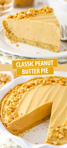 this classic peanut butter pie is the perfect dessert to serve for any special occasion or celebration