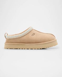 UGG Kid's Tazz Wool Suede Mules, Kids | Neiman Marcus Forest Outfit, Cute Uggs, Girly Christmas Gifts, Pretty Sneakers, Ugg Kids, Wishlist 2024, Cute Nike Shoes