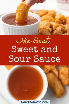 the best sweet and sour sauce recipe for dipping cheese on tater tots or chicken nuggies