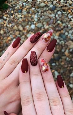 #fallnails #autumnnails #nailart #naildesigns #nailinspiration #nailsofinstagram #nailsoftheday #nailswag #nailgoals #nailtrends #nailfashion #nailaddict #naillove #nailstagram #nailspiration #nailsonfleek #nailstyle #nailpolish #nailobsessed #nailcommunity #nailjunkie #nailenvy #nailgamestrong #nailsonpoint #nailsofig #nailsoftheweek #nailsofthefall #nailsofautumn #nailsofseason #nailsoftheholidays #nailsofthedayfall Glitter Leaves Nails, Fall Nail Ideas With Leaves, Leave Nails Fall, Thanksgiving Nails Acrylic Coffin Short, Fall Leave Nails Art, Almond Nails Designs For Fall, Fall Nails With Leaves Acrylic, Thanksgiving Nail Ideas Dip Powder, Autumn Nail Art Designs Fall Leaves