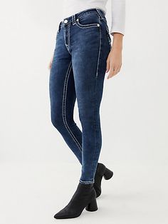 JENNIE SUPER T JEAN Curvy Women Jeans, Curvy Jeans, Jeans Brands, True Religion, Fabric Care, Women Jeans, Pants, Women Shopping, Clothes