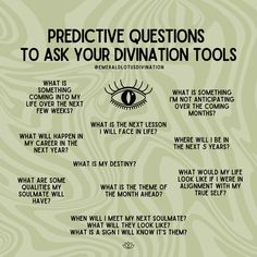 a poster with an eye and the words'predictive questions to ask your division tools