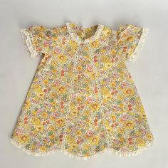 One of one- handcrafted, stitched with French and Swiss lace on liberty's finest Tana lawn fabric, making it the perfect modern heirloom dress for first birthdays, weddings, or any special occasion.  size: 12 months One Year Birthday Dress, Floral Applique Dress For First Birthday In Spring, Birthday Dress Toddler, Toddler Flower Girl, Kid Sunflower Dress, Heirloom Dresses Baby Beau & Belle, Heirloom Dresses, One Year Birthday, Toddler Flower Girl Dresses