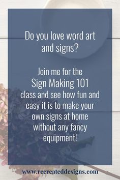 flowers with the words do you love word art and signs? join here to sign up