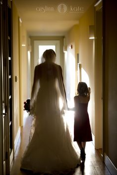 Bride and flower girl | Silhouettes | Classic wedding photos | Aislinn Kate | Wedding photos I Pensacola Wedding Photographer Bride And Flower Girl, Classic Wedding Photos, Destin Wedding, Pensacola Wedding, Wedding Photography Ideas, Ring Bearers, Photographs Ideas, Girl Silhouette