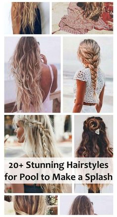 Effortless Hair, Preppy Hairstyles, Stunning Hairstyles, Trendy Beach, Pool Hairstyles, Effortless Hairstyles, Favorite Hairstyles, Pool Days, Beach Hair