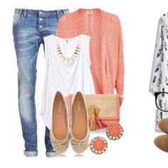 Casual Outfits Polyvore, Pretty Cardigans, Flirty Outfits, Outfit Polyvore, Stitch Fix Style, Outfits Casuales, Primavera Estate, Look Fashion, Spring Summer Fashion