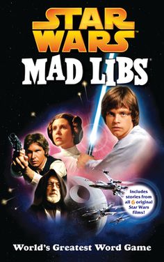 Mad Libs is the world's greatest word game and a great gift or activity for anyone who likes to laugh! Write in the missing words on each page to create your own hilariously funny stories all about Star Wars. Let Star Wars Mad Libs lead you to the ADJECTIVE side of the Force! With 21 "fill-in-the-blank" stories about Luke Skywalker, Princess Leia, and Darth Vader, and the rest of the Star Wars cast, this book is full of intergalactic laughter. This title features information from the original si Party Games For Teens, Star Wars Party Games, Indoor Party Games, Indoor Party, Star Wars Cast, Star Wars Droids, Mad Libs, Blockbuster Film, Activities For Teens