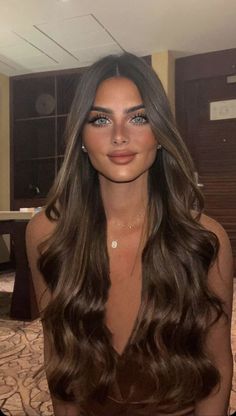 Brown Hair Inspo, Hair Stylies, روتين العناية بالبشرة, Voluminous Hair, Very Long Hair, Hair Inspo Color, Hair Long