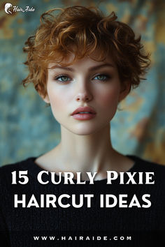 🌸✨ Discover 15 Magical Curly Pixie Cut Ideas that blend playful volume and modern edge. Perfect for anyone seeking a quick transformation that still celebrates natural curls. #CurlyHairLove #ShortHairTrends Brown Pixie Hair, Short Hair Trends, Pixie Hairstyles, Natural Curls