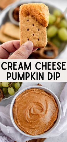 pumpkin dip Appetizers Board, Pumpkin Cream Cheese Dip, Gluten Free Halloween Food, Pumpkin Dip Recipe, Pumpkin Appetizers, Pumpkin Cheesecake Dip, Cookies Fruit, Paleo Recipes Snacks, Gluten Free Holiday Recipes