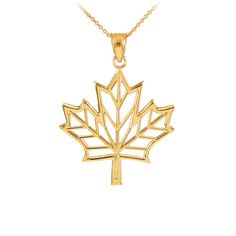 Description: 14k Solid Gold Open Design Maple Leaf Pendant Necklace Item No.: M185 Metal Type: 14k Solid Gold (Also Available In 10k Solid Gold) Metal Color: White Gold. Or Yellow Gold Or Rose Gold Measurement: Pendant: 1.3 Grams . Pendant With Chain: 2.3 - 3.5 Grams Height: 1.03 In. (26 Mm) Width: 0.80 In. (20 Mm) Chain Available In 16", 18", 20", 22". Brand New. Made In Usa. Please Allow 5-7 Days To Be Shipped. Maple Leaf Necklace, Claddagh Necklace, White Gold Pendant Necklace, Shine Jewelry, Maple Tree, Rose Gold Pendant, Pendant With Chain, Charm Pendant Necklace, Special Jewelry