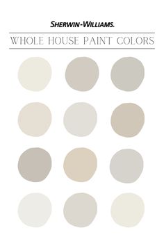 the different shades of paint that can be used to create a house in gray and white