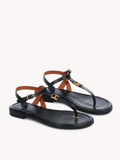 Chloé Marcie Flat Sandal | Chloé US Sandals Collection, Summer 24, Chloe Marcie, Designer Sandals, Flat Sandals, Order Online, Chloe, Sandals