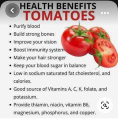 Benefits Of Tomatoes, Tomato Benefits, Health Benefits Of Tomatoes, Healthy Fruits And Vegetables, Fruit Health Benefits, Vegetable Benefits, Healthy Food Facts