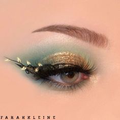 Lotr Makeup Looks, Enchanted Forest Eye Makeup, Non Traditional Wedding Makeup, Vine Makeup Look, Fantasy Makeup Ideas Creative Eye Art, Forest Theme Makeup, Vine Eye Makeup, Elvish Makeup Ideas, Enchanted Forest Wedding Makeup