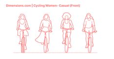 three women are riding bicycles and one is wearing a long sleeved shirt, while the other