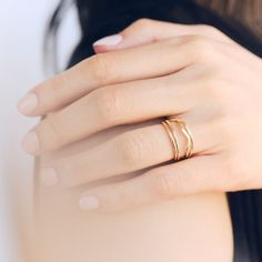 Fall in love with our stunning Wave ring. This unique piece features a delicate wave design that embodies the fluidity and beauty of the ocean. Made with high-quality materials, this ring is not only eye-catching but also durable. Bring the tranquility of the sea wherever you go with our Wave ring. 14k Solid Gold To maintain its shine, avoid harsh chemicals, abrasives, and excessive contact with lotions or perfumes. Store each piece separately in soft pouches or compartments in a dry, cool place Gold Wave Ring, Twisted Ring, Gold Waves, Wave Ring, Forever Jewelry, Jewelry Ring Box, Men's Jewelry Rings, Wave Design, Watch Necklace