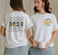 Senior 2024 T-Shirt, Graduation 2024 T-Shirt, 2024 Graduate T-Shirt, Class of 2024 T-Shirt, Class 2024 Team T-Shirt, School Graduation Shirt, Graduate Team, College  Squad Gift, Class of 2024 Shirt, Our Final Chapter Shirt, Skip Day, High School, College Graduation Team ❀DETAIL❀ For printing, we use Bella Canvas and Gildan SoftStyle brand shirts, which are the best in the industry. *Bella Canvas -unisex size -4.2 oz. -Solid colors are 100% Combed Cotton and Ring-Spun Cotton. -Athletic Heather 90 Team Shirts Ideas Sports High Schools, Class Shirt Designs, Senior Class Shirts, 2024 Graduate, Class Shirts, Graduation 2024, Class Shirt, Senior Shirts, Graduation Shirt