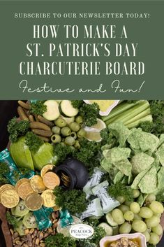 This easy guide will show you how to make a festive and delicious St Patrick’s Day charcuterie that will be the hit of your party!

Celebrate St. Patrick’s Day with this delicious and festive charcuterie board! It’s perfect for any party and sure to be a crowd pleaser.

This St. Patrick’s Day, impress your guests with a festive charcuterie board! We’ll show you how to make one using some of our favorite green foods.

 delicious, St Patrick's Day, charcuterie, Irish Charcuterie Board, Charcuterie Food, Charcuterie Party, Charcuterie Board Meats, Green Foods, St Valentine, St Pats