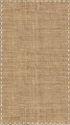 a beige fabric with white stitching on the side and a small square in the middle