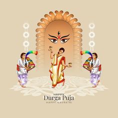 Free vector traditional happy navratri a... | Free Vector #Freepik #freevector #durga-pooja #navratri #durga-puja #dandiya Festival Background Design, Durga Pooja, Memories Art, Childhood Memories Art, Navratri Wishes, Thrive Experience, Hindu Festival, Festival Background