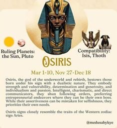 an image of the egyptian god osiris