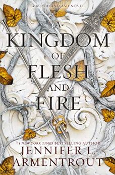 a book cover for the kingdom of flesh and fire