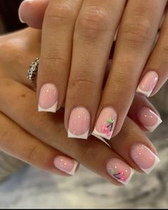 Cute Short Nail Designs Square, Short Square Acrylic Nails Back To School, Short Nails Biab, Biab Inspo Nails, Short Nail Designs Square, Nail Inspo Square, Short Square Nails Design, Holiday Acrylic Nails